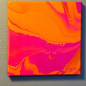 Original “Sunrise” Handmade 8x8 Painting